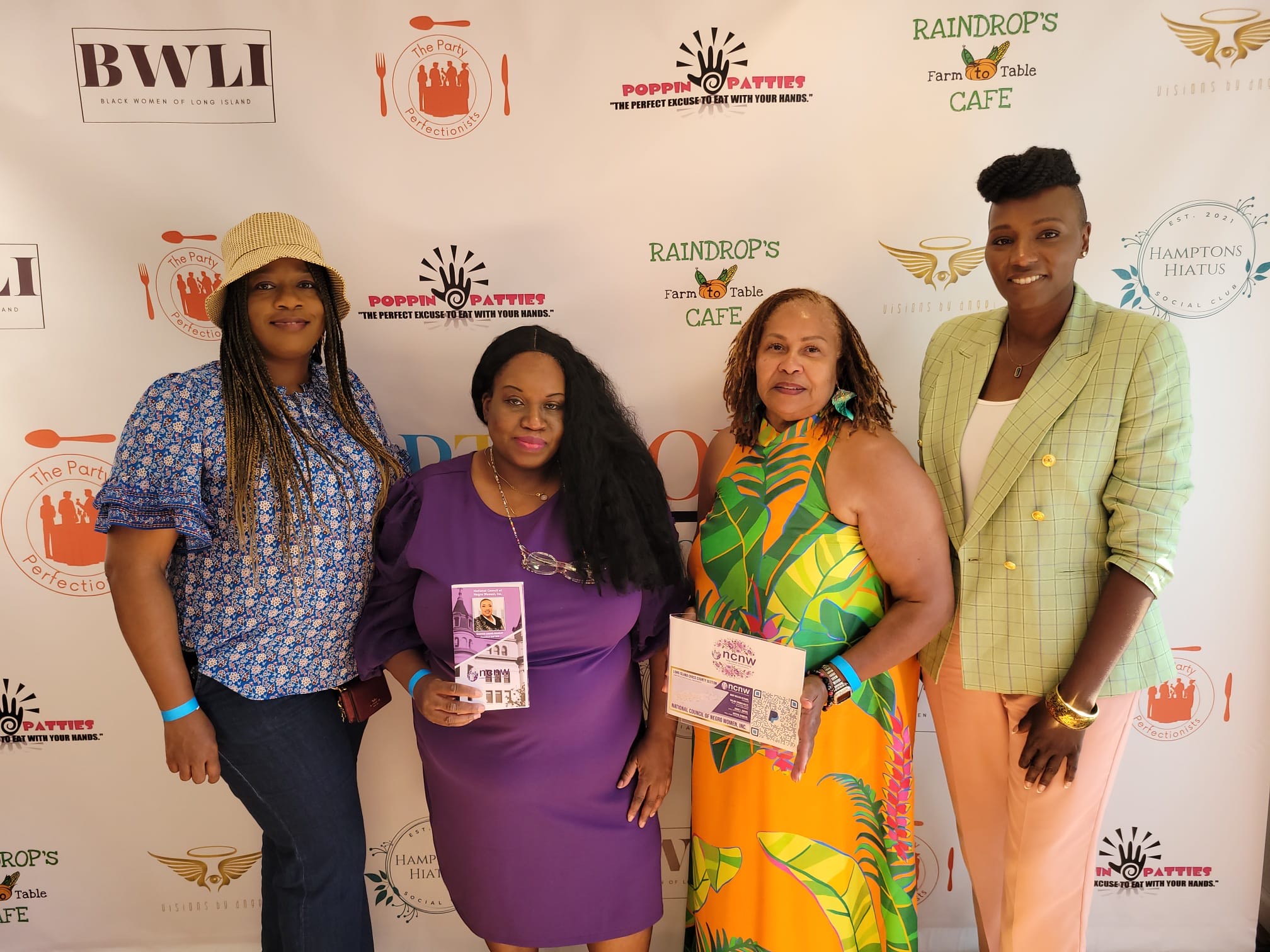 Some members of NCNW Long Island Cross County pictured here attending ART & SOUL: Hamptons