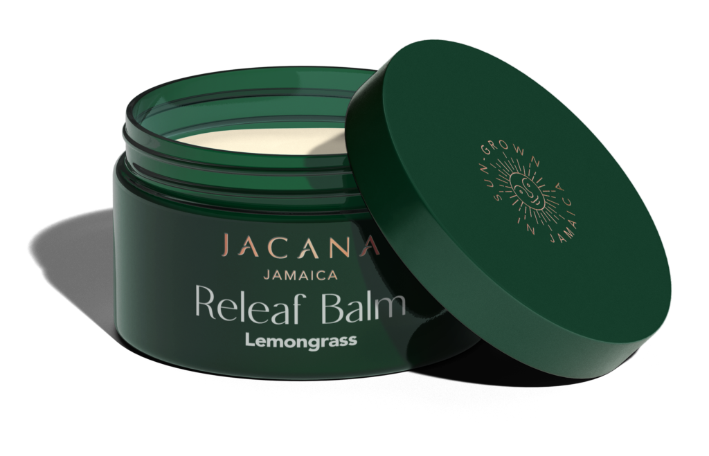 The fast-acting JACANA Releaf Balm eases body tension from injury, illness, or
the wear and tear of modern life. In addition to providing targeted relief, this
soothing balm protects, nourishes, and hydrates skin daily with all-natural
beeswax and essential oils. Available in lemongrass or cinnamon and nutmeg
