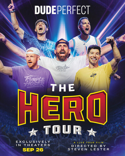 Dude Perfect Hits the Big Screen: "The Hero Tour" Movie Rolls Into Theaters Worldwide