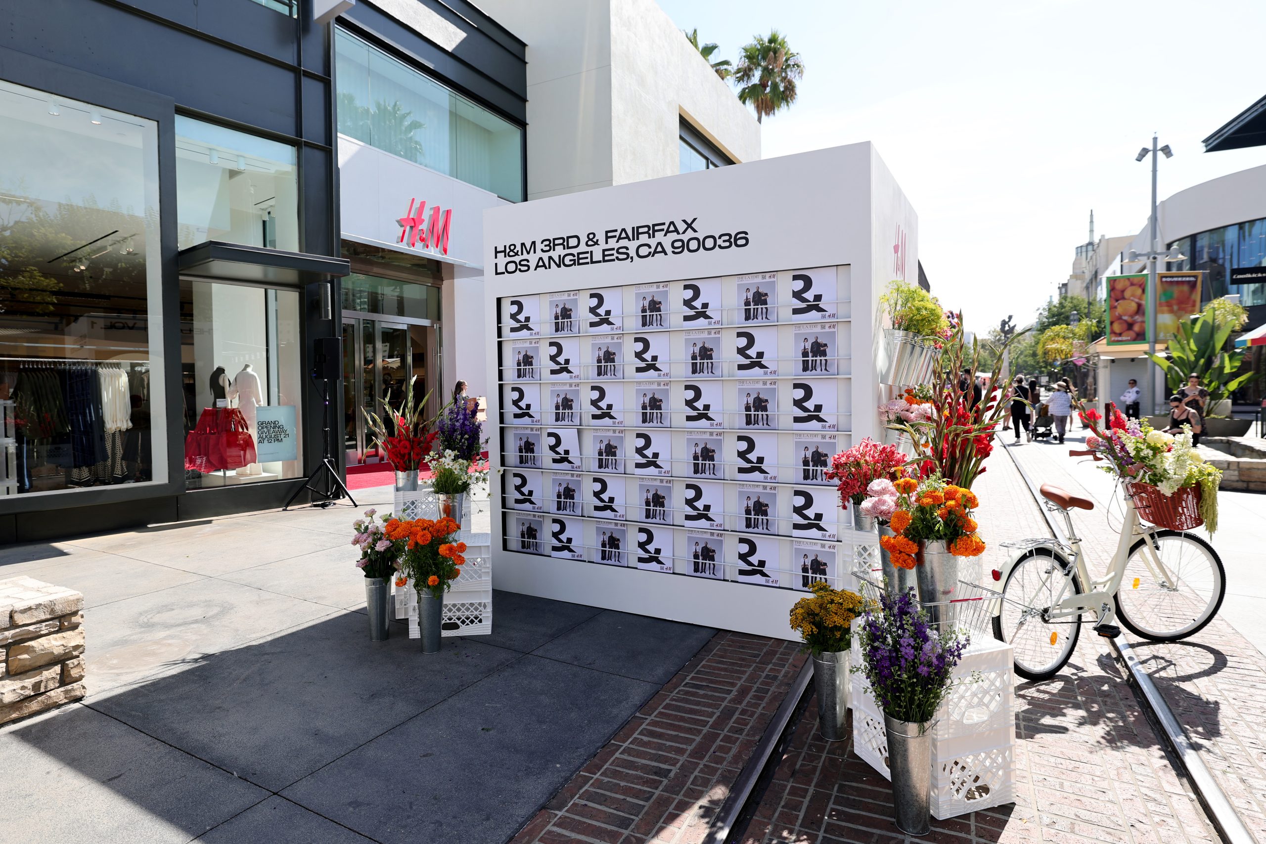 Paris Hilton celebrates H&M Los Angeles flagship store opening at The Original Farmers Market
