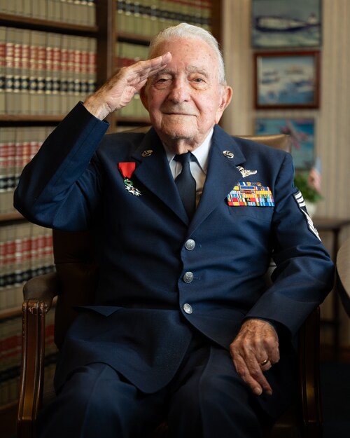 WWII Veterans History Project photo honoring veterans and their stories