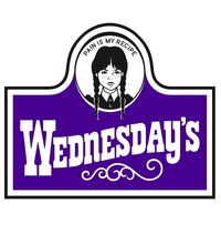 Wendy’s x Netflix Wednesday Meal of Misfortune featuring nuggets, fries, Raven’s Blood Frosty, and Dips of Dread sauces in custom packaging.