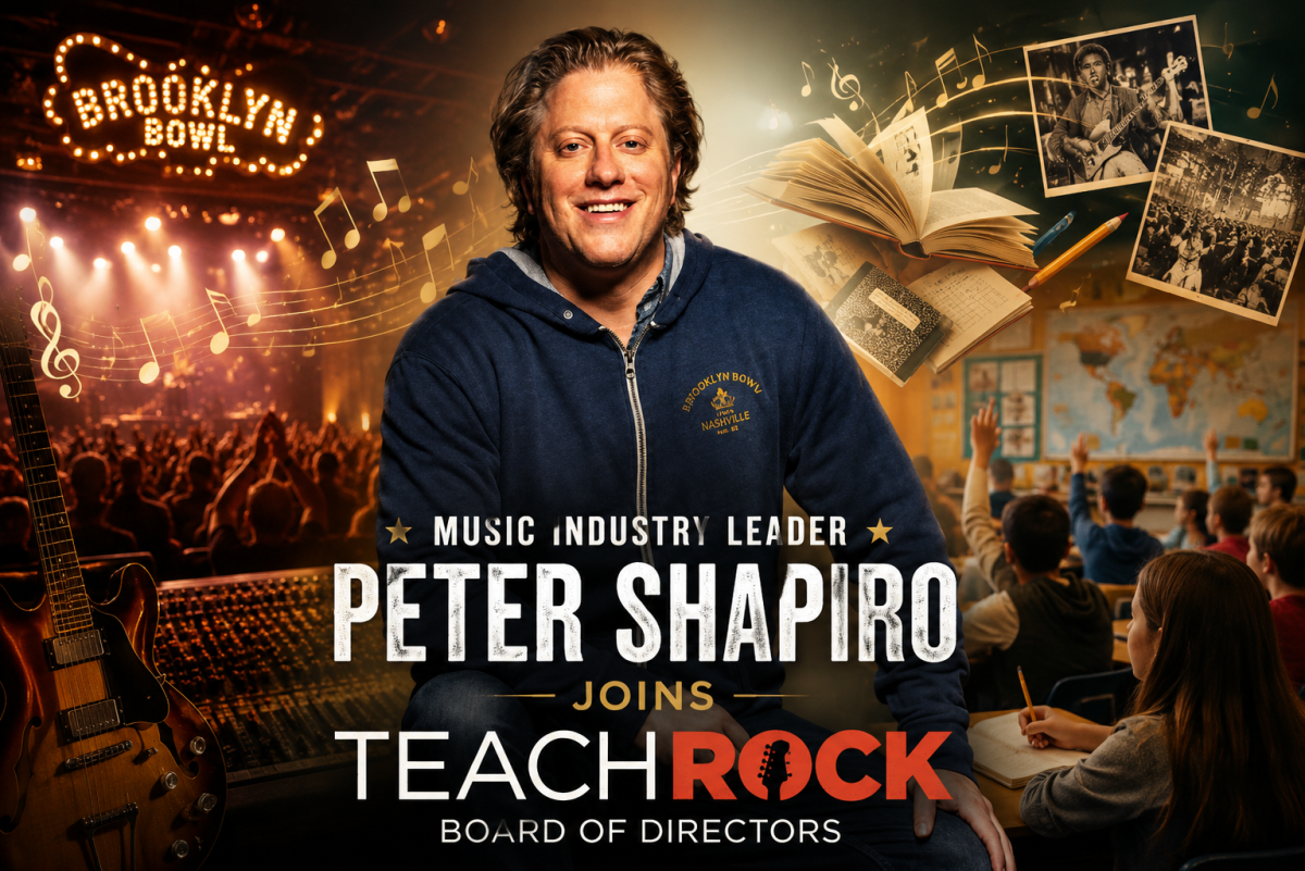Peter Shapiro Joins TeachRock Board of Directors