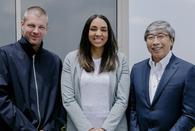 Major League Volleyball Los Angeles franchise announcement featuring volleyball action and Los Angeles skyline imagery.
