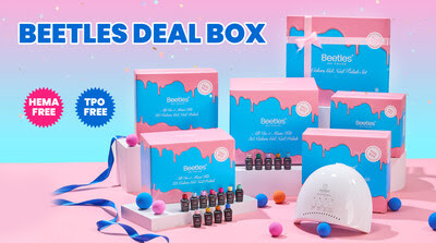 Beetles Deal Box gel polish collection featuring beginner-friendly nail kits and colorful manicure sets
